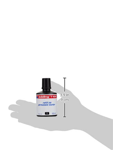EDDING T 100 — Recharge d'encre noire 100 ml – Image 3