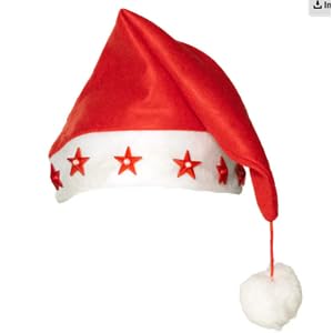 Alternative view of BOLAND — Bonnet de Noël Santa Stars à étoiles clignotantes
