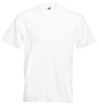 Lot de 3 Fruit Of The Loom Super Premium t-shirts 20 couleurs - Blanc - XL