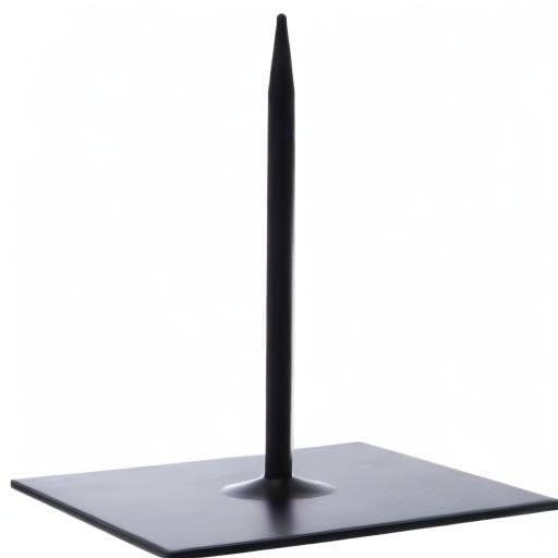 POWERTEX — Socle en métal noir diamètre 7 mm – Image 3