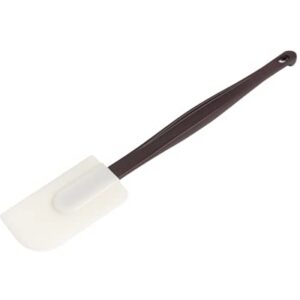 SPATULE PLATE SILICONE MANCHE PLAST.35CM