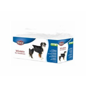 Couches pour chiens femelles - S–M: 28–40 cm, 12 Pcs