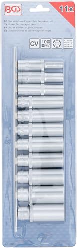 BGS 2222 — Jeu de douilles longues 11 pièces 8-19 mm – Image 3
