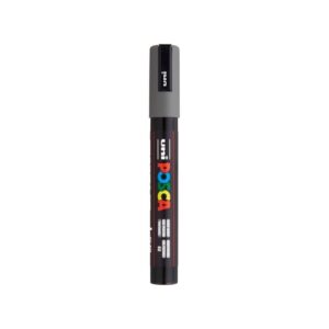Alternative view of POSCA PC-5M — Marqueur Gris Profond pointe conique 2,5 mm