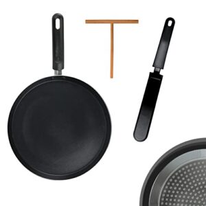 COFFRET CREPIERE NOIRE INDUCTION 28CM USTENSIL M12