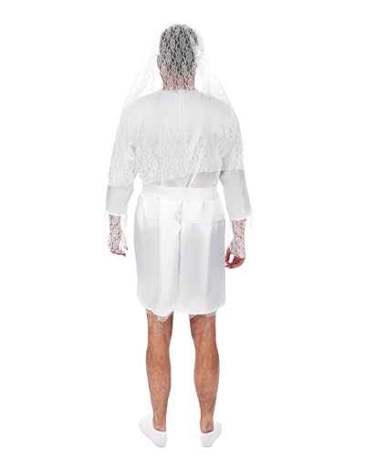 P'TIT CLOWN — Déguisement de mariée pour homme blanc – Image 2