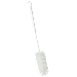Goupillon brosse polyam. manche plast. pour bouteilles 35cm