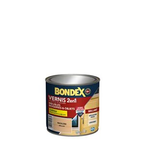 BONDEX - Vitrificateur Trafic Intense - 2en1 : Protège et rénove les parquets neufs ou ancines soumis aux passages répétés - Haute résistance aux chocs, taches, rayures - Direct parquets en bois brut,