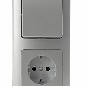 DELPHI Set Steckdose + Schalter + Rahmen