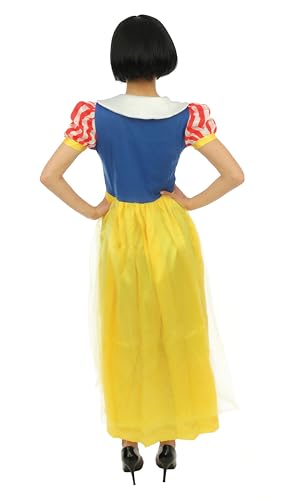 PTITCLOWN — Déguisement Princesse jaune bleu Adulte – Image 2