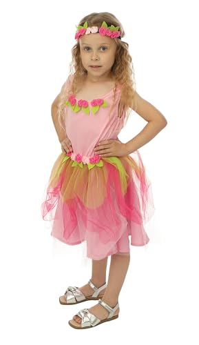 P'TIT CLOWN — Costume de fée rose enfant 7/9 ans – Image 2