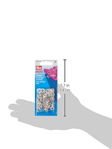 PRYM — Recharge boutons-pression sans couture 10 mm argenté – Image 2