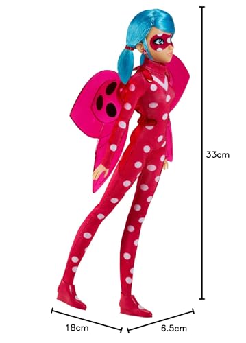 BANDAI Miraculous Ladybug — Poupée Cosmobug articulée 26 cm – Image 6