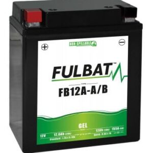 FULBAT BATTERIE MOTO FULBAT GEL FB12A-A/B (12N12A-4A-1) / YB12A-A 12V 12,6AH 155A