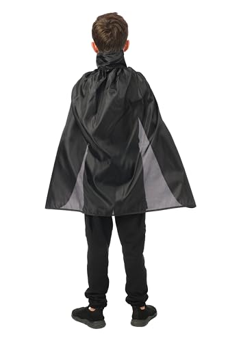 P'TIT CLOWN — Cape en Tissu Enfant Noir 90 cm Taille M – Image 2