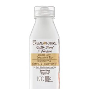 CREME OF NATURE Butter Blend & Flaxseed — Après-shampoing 355 ml