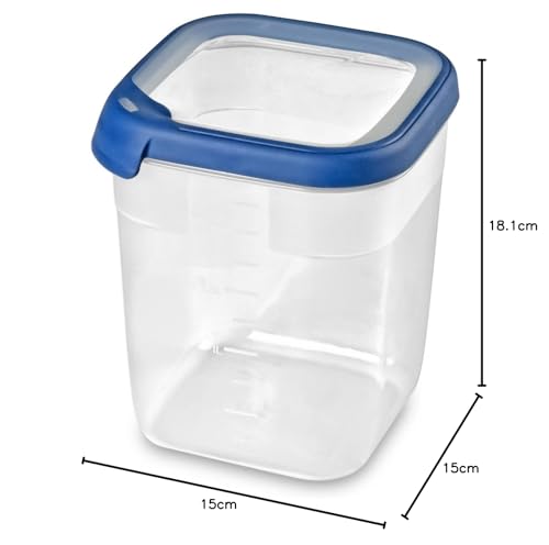 CURVER — Boîte alimentaire carrée 2,6L bleue – Image 3