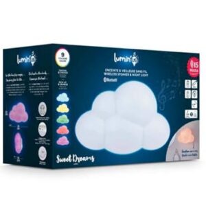 SPEAKER MURAL LUMINUS BT USB FORME NUAGE