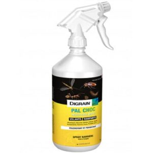 Toutpratique Anti Cafard Choc - Spray 500 ML - Digrain - Pal Choc - Cafards, Moustiques, Mouches, Blattes, Fourmis, Puces, Punaises de lit.
