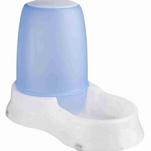Distributeur d'eau et nourriture, en plastique - 1,5 l/28 × 20 × 17 cm, divers