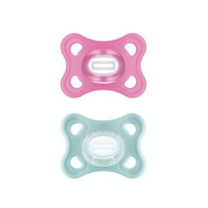 Sucette Comfort Rose - 2-6 mois - Silicone - Bte stérilisation X2