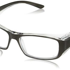 Oculaire en PC incolore durci & anti-buée PLATINUM - Monture en PC noire - Sans vis