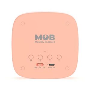 Alternative view of MOB Billy Clock — Réveil veilleuse enfant motif lapin rose