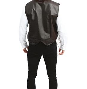 Alternative view of P’TIT CLOWN — Gilet sans manche western simili cuir taille unique