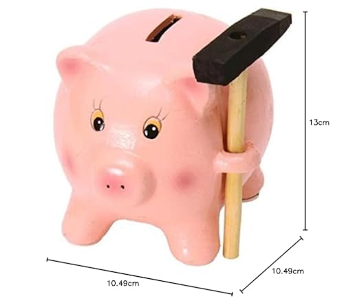 OUT OF THE BLUE — Tirelire Cochon en Céramique Rose – Image 7