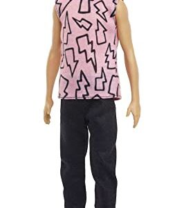 Ken Fashionista Doll - Pink Hoodie, Rooted Hair