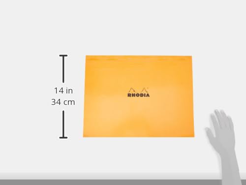 RHODIA N°38 — Bloc-notes agrafé A3+ petits carreaux 80 f. – Image 3