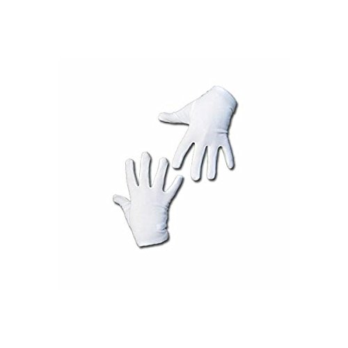 P'TIT CLOWN — Paire de Gants Courts Blancs Taille Unique – Image 2