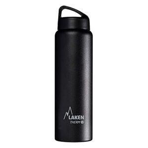 St. steel thermo bottle 18/8 - 1L - Black