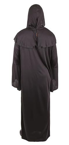 P'TIT CLOWN - Costume Messager des Ténèbres Homme - Déguisement Adulte - Parfait pour Halloween, Fêtes Costumées et Évènements à Thème - Noir – Image 2