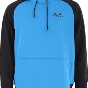 BARK DWR FLEECE HOODY - S - Black/Blue