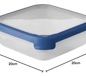Alternative view of CURVER — Boîte alimentaire carrée 1,6L bleue