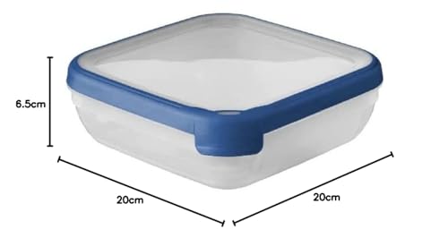 CURVER — Boîte alimentaire carrée 1,6L bleue – Image 2