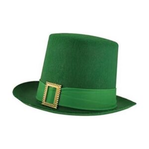P'TIT CLOWN — Chapeau haut de forme Saint-Patrick adulte vert