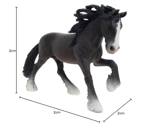 SCHLEICH Farm World — Figurine Étalon Shire – Image 2