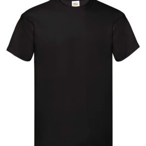 Fruit of the Loom T-Shirt Original pour Homme, Noir, S