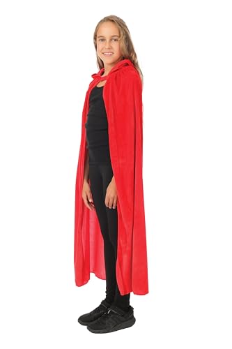 P'TIT CLOWN — Cape enfant velours à capuche 110 cm – Image 2