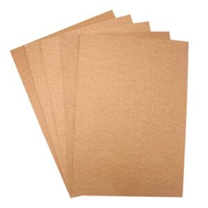 CUIR VÉGÉTAL - A4 - 21 x 29,7 cm - 5 pcs - 1 coloris