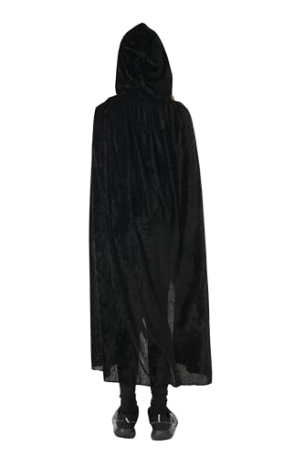 P'TIT CLOWN — Cape enfant à capuche effet velours 110 cm – Image 3