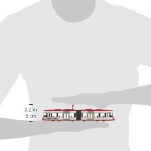 Alternative view of SIKU 1895 — Tram miniature 1:87 Rouge/Blanc