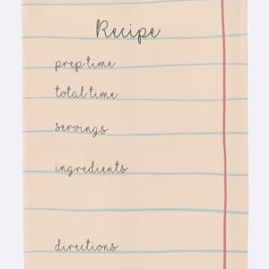 Torchon en coton biologique 50x70 cm Recipe - Chic Mic