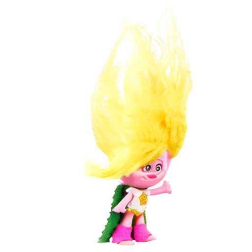MATTEL Trolls 3 — Figurine Viva aux cheveux éclatants – Image 6