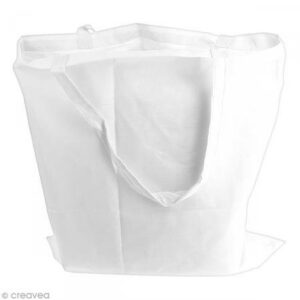 PETITS SACS SHOPPING BLANCS - 24 x 29 cm - 12 pcs - 1 coloris