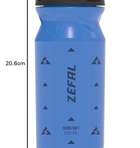 Alternative view of ZEFAL Sense Soft 65 — Bidon 650ml Bleu translucide