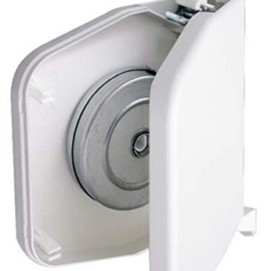 Aufschraubwickler Mini aufklappbar weiß