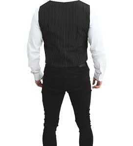 Alternative view of P’TIT CLOWN — Gilet sans manches rayé noir/blanc L/XL